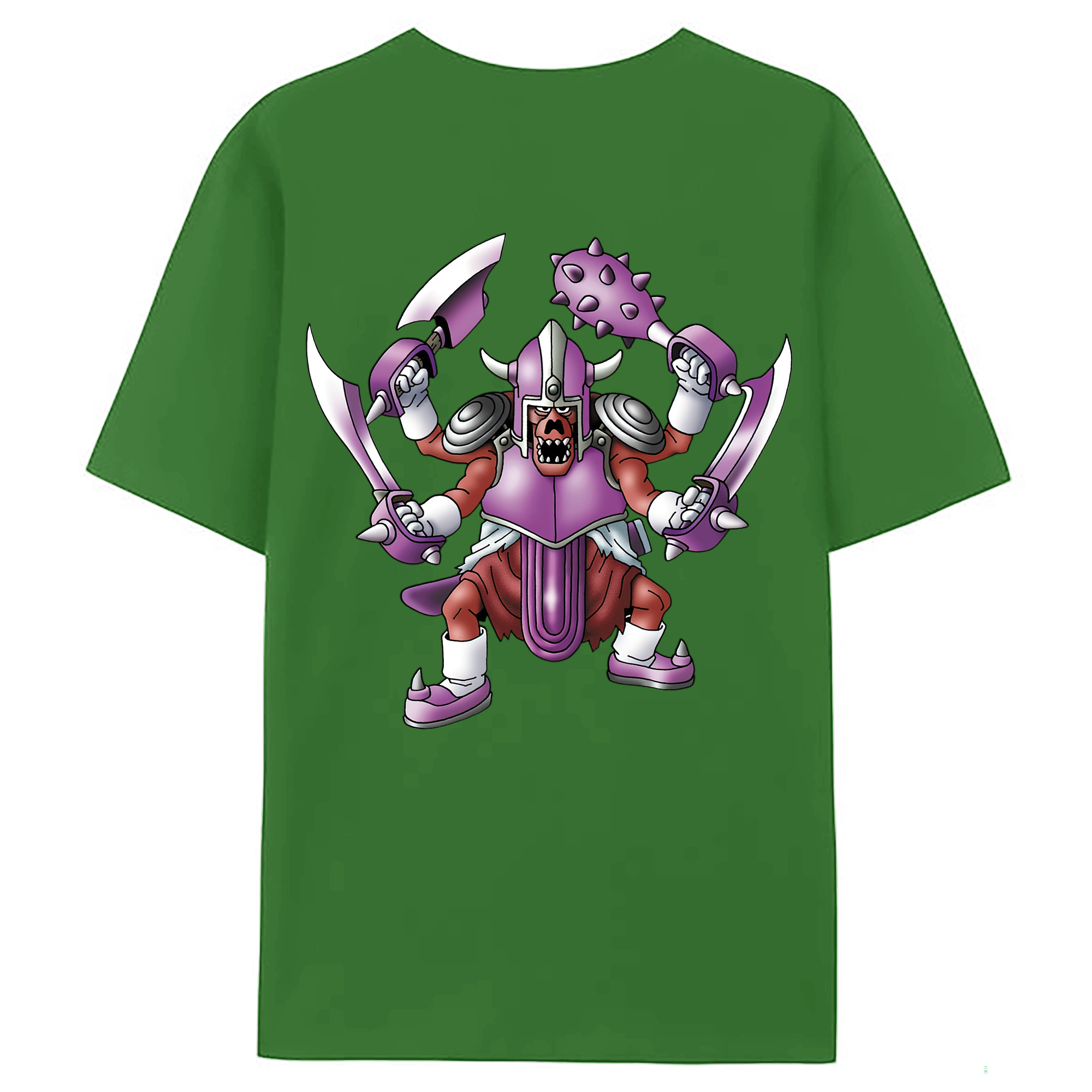（画像用） ドラゴンクエスト Doragon Kuesuto Dragon Quest レディース半袖Tシャツ(バックプリント)